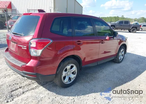 2017 Subaru Forester 2.5I z USA, uszkodzony, nr VIN JF2SJAAC1HG454119